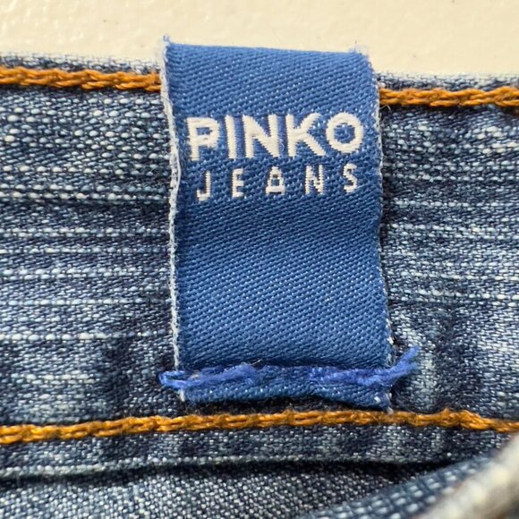Pinko Basic Women’s Cropped Jeans with Ribbon Detail Size 38 ( US 2-4 ) - Picture 9 of 16